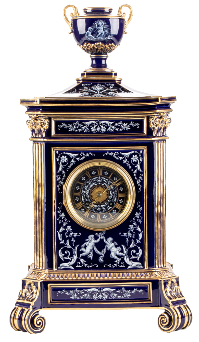 Meissen Pate Sir Pate Porcelain Mantel Clock